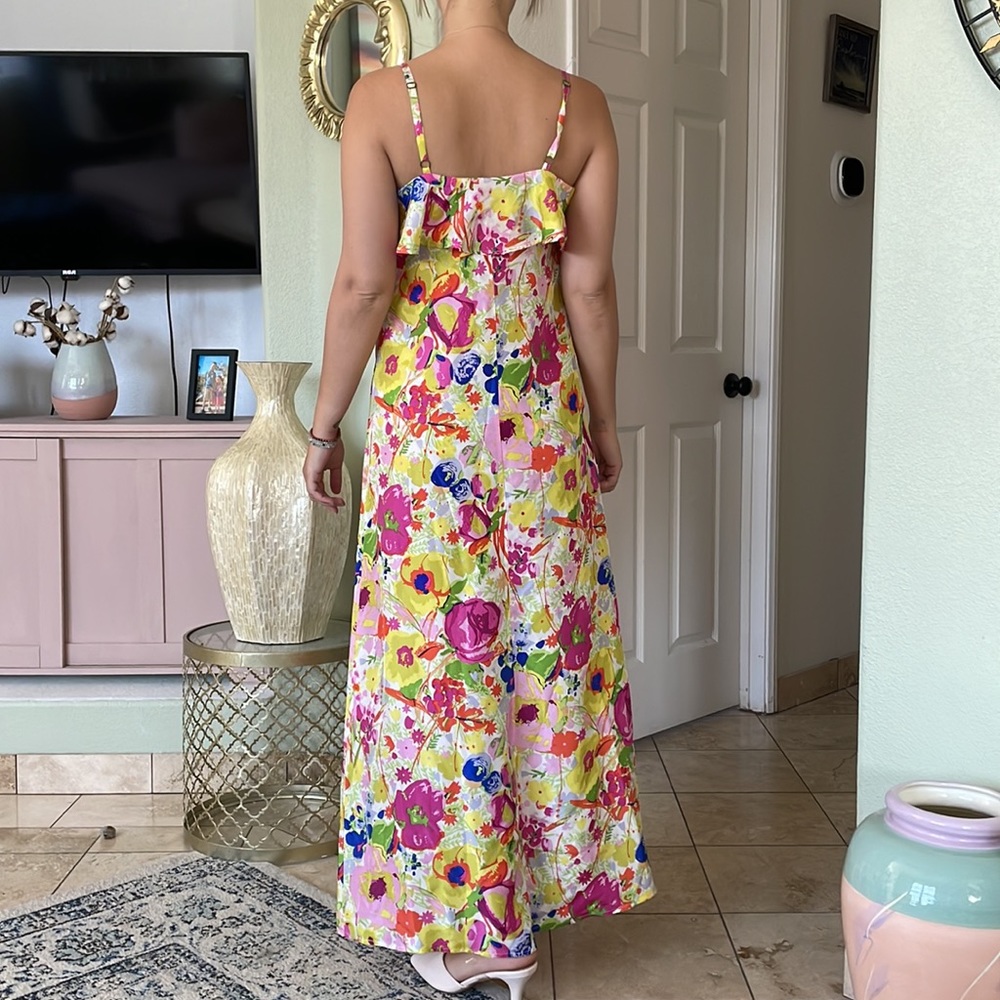 100% silk Anthropologie by B.B.Dakota  maxi dress new never worn. - Picture 2 of 13